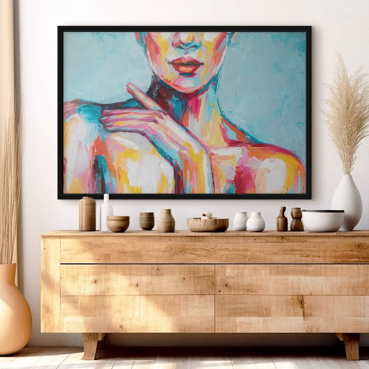 Poster Abstraktní dívka f36033