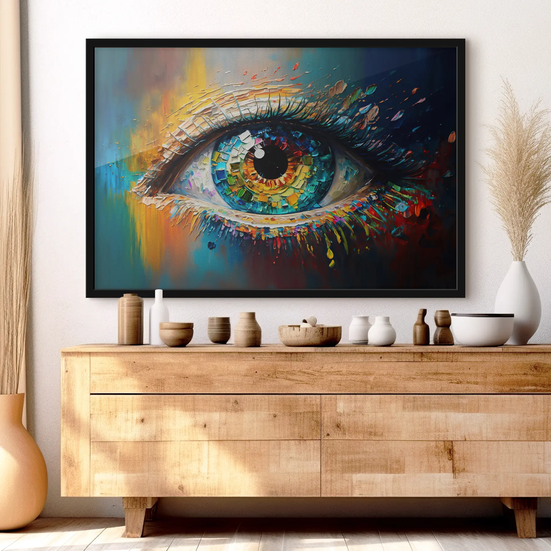 Obraz Abstrakce očí Č. f34943