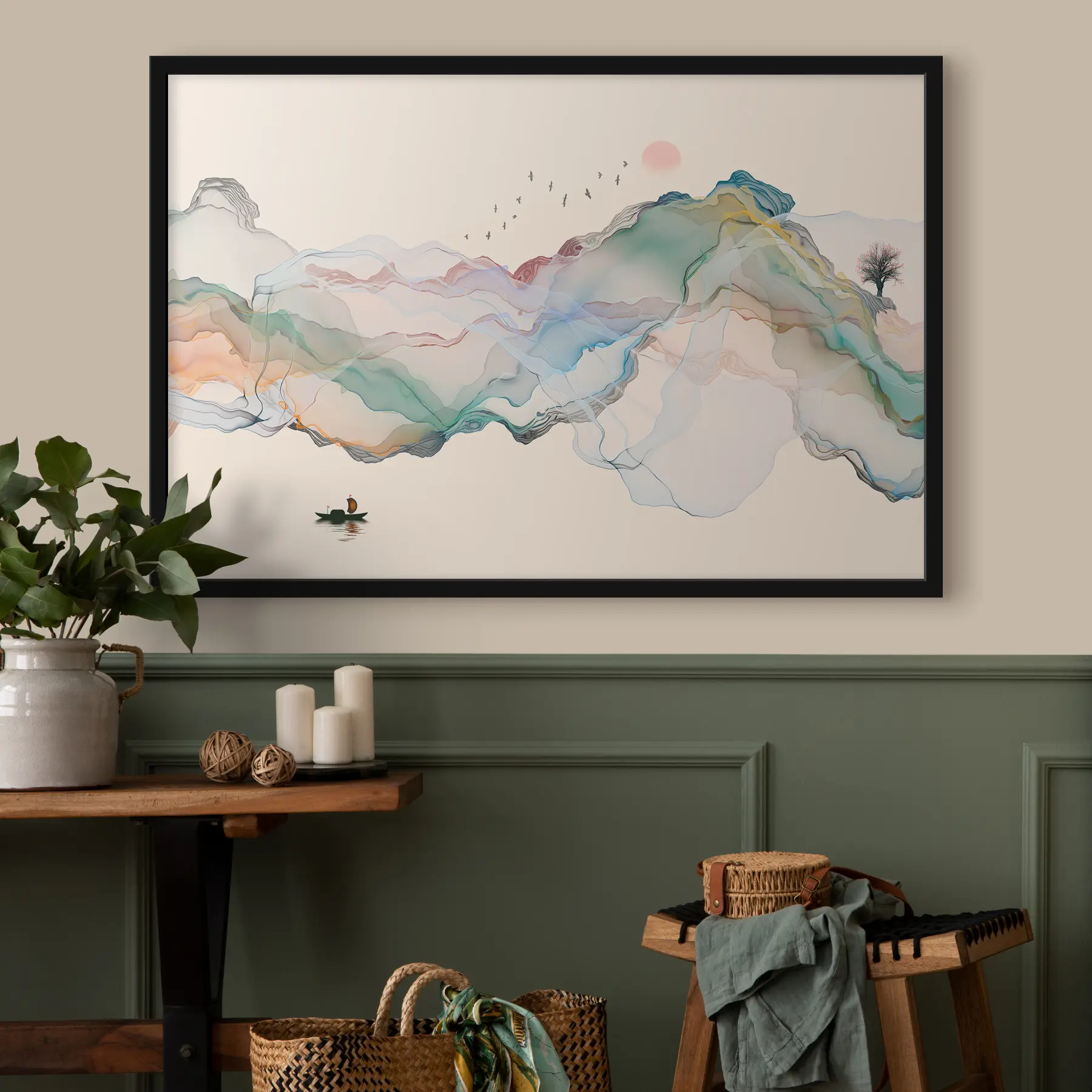 Fototapet Abstraktní krajina f32936