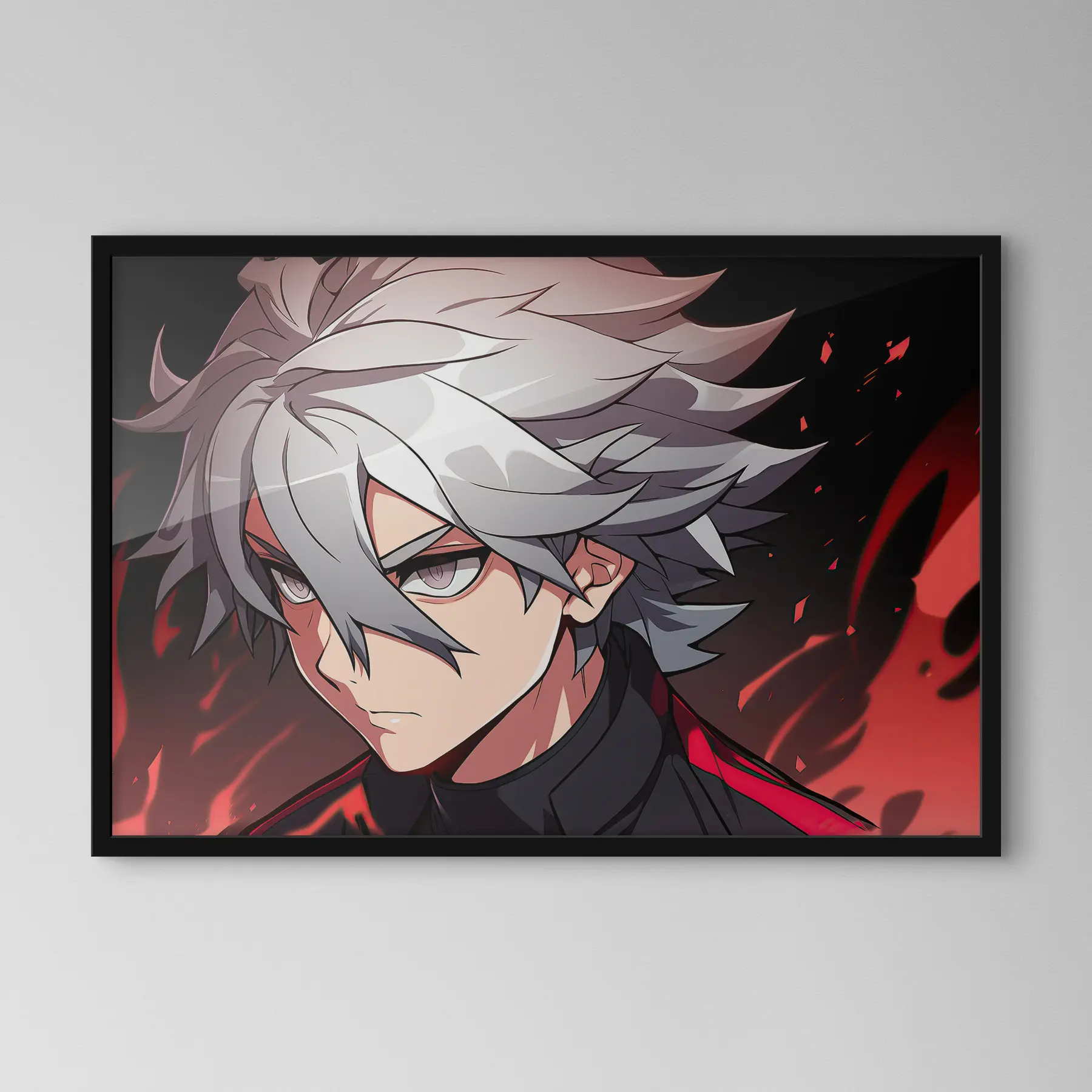 Obraz Anime chlap ve světlech Č. f31159