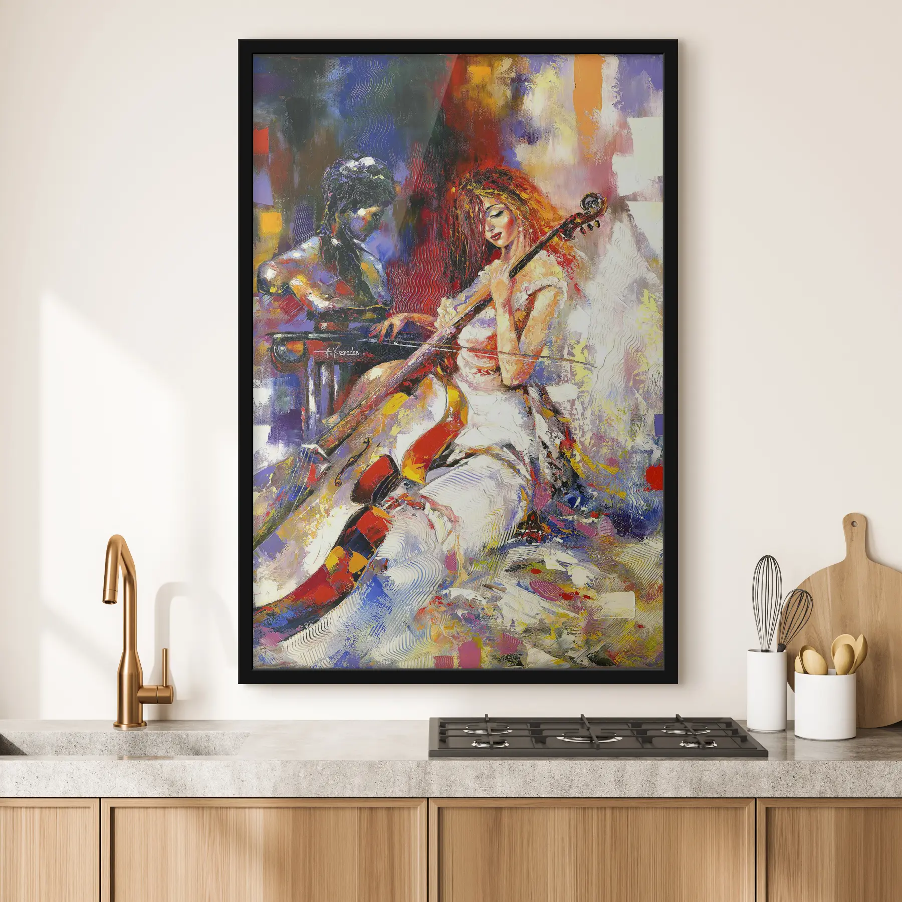 Fototapet Violoncellista f16795