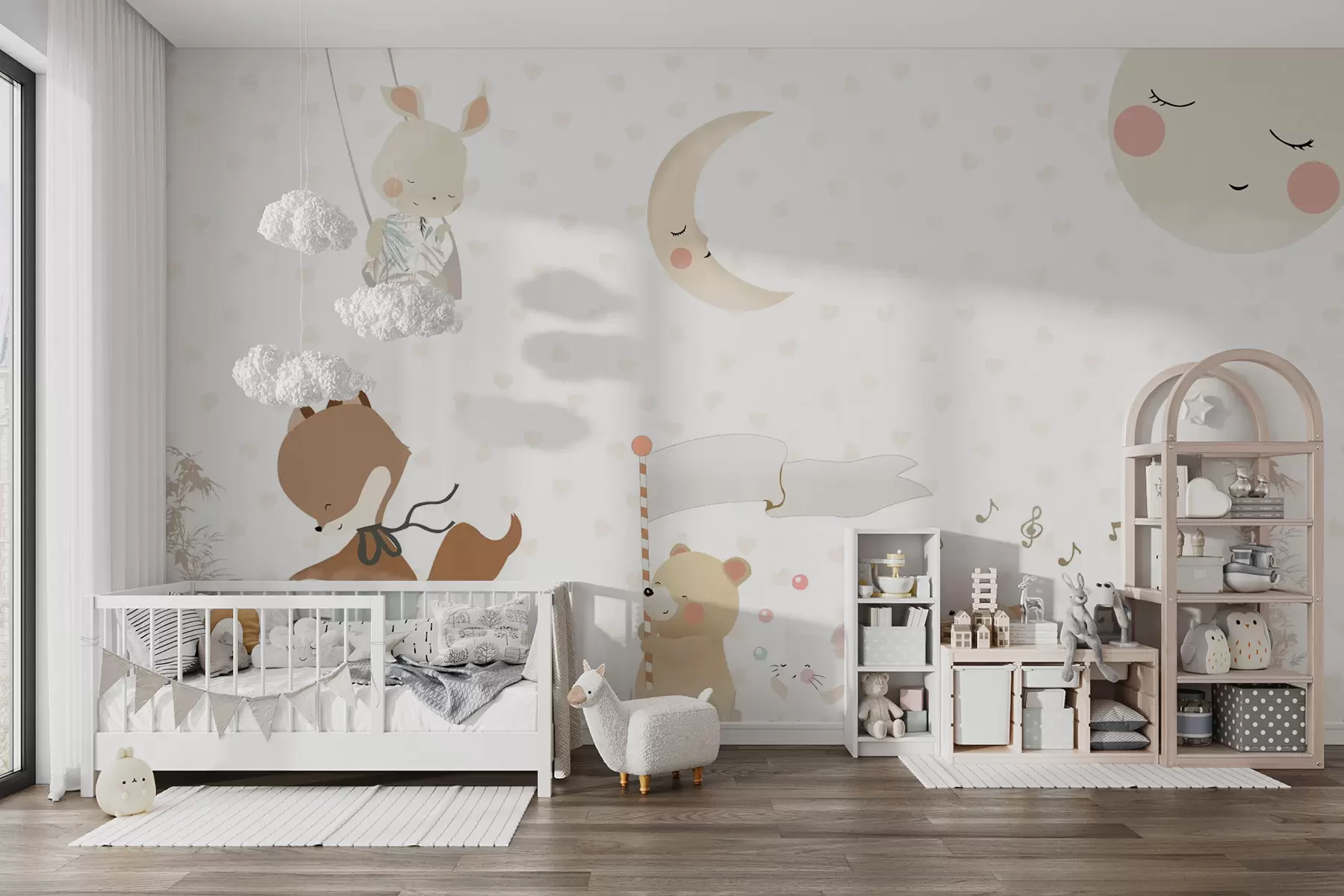 Fototapet Design tapety s roztomilými zvířaty u99000