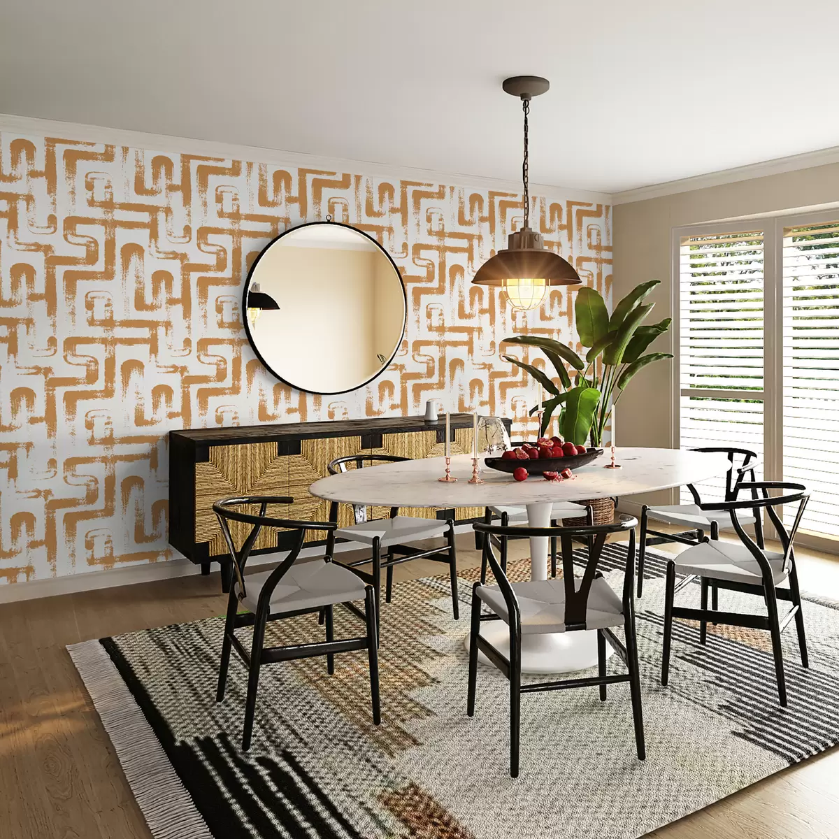 Fototapet Kouzlo linky: Oranžová u99091v2