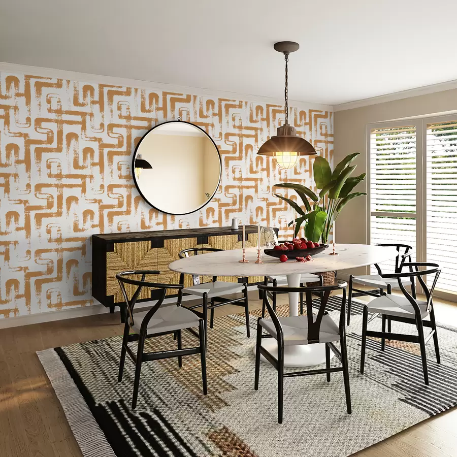 Fototapet Kouzlo linky: Oranžová u99091v2