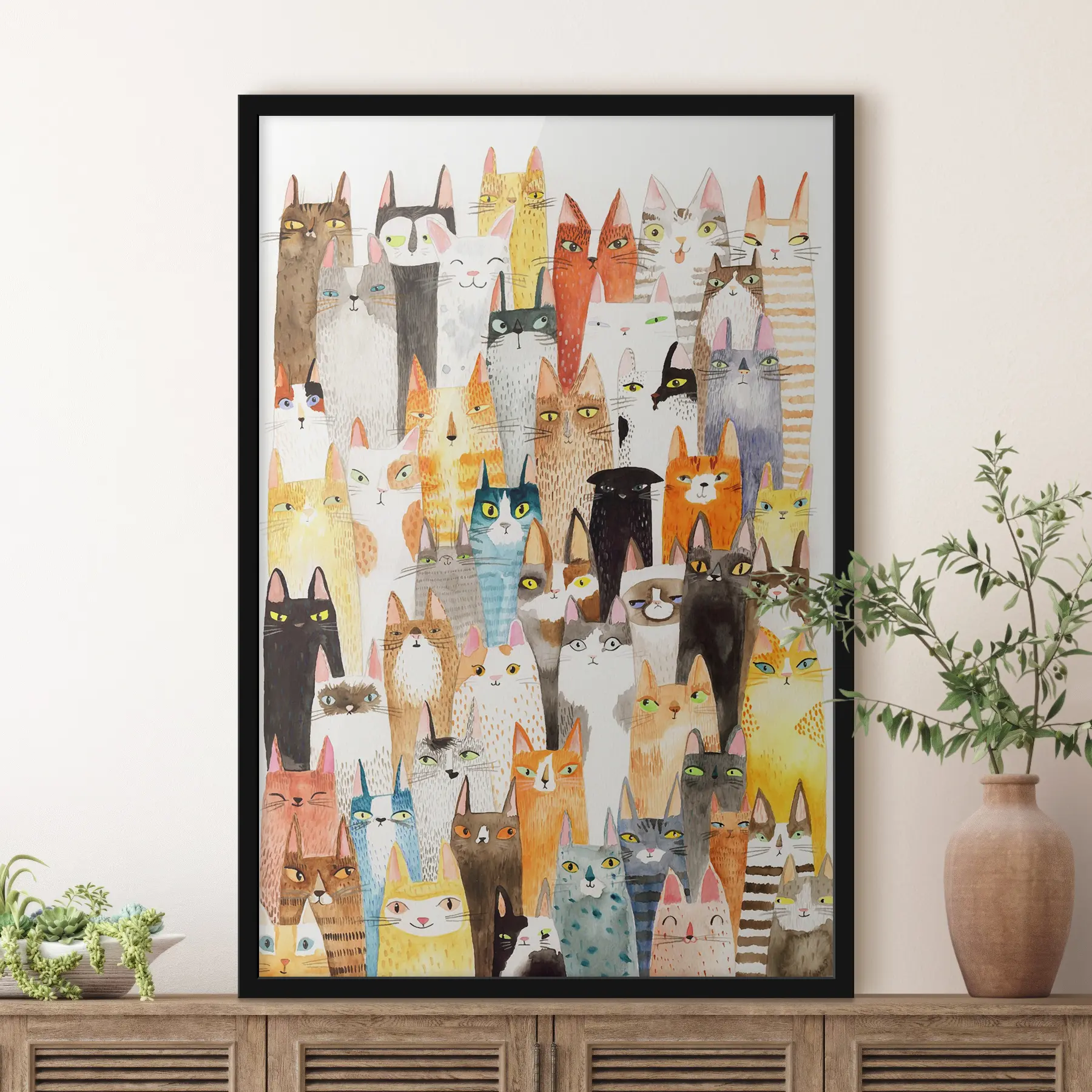 Fototapet Kočičí dovolená f01036