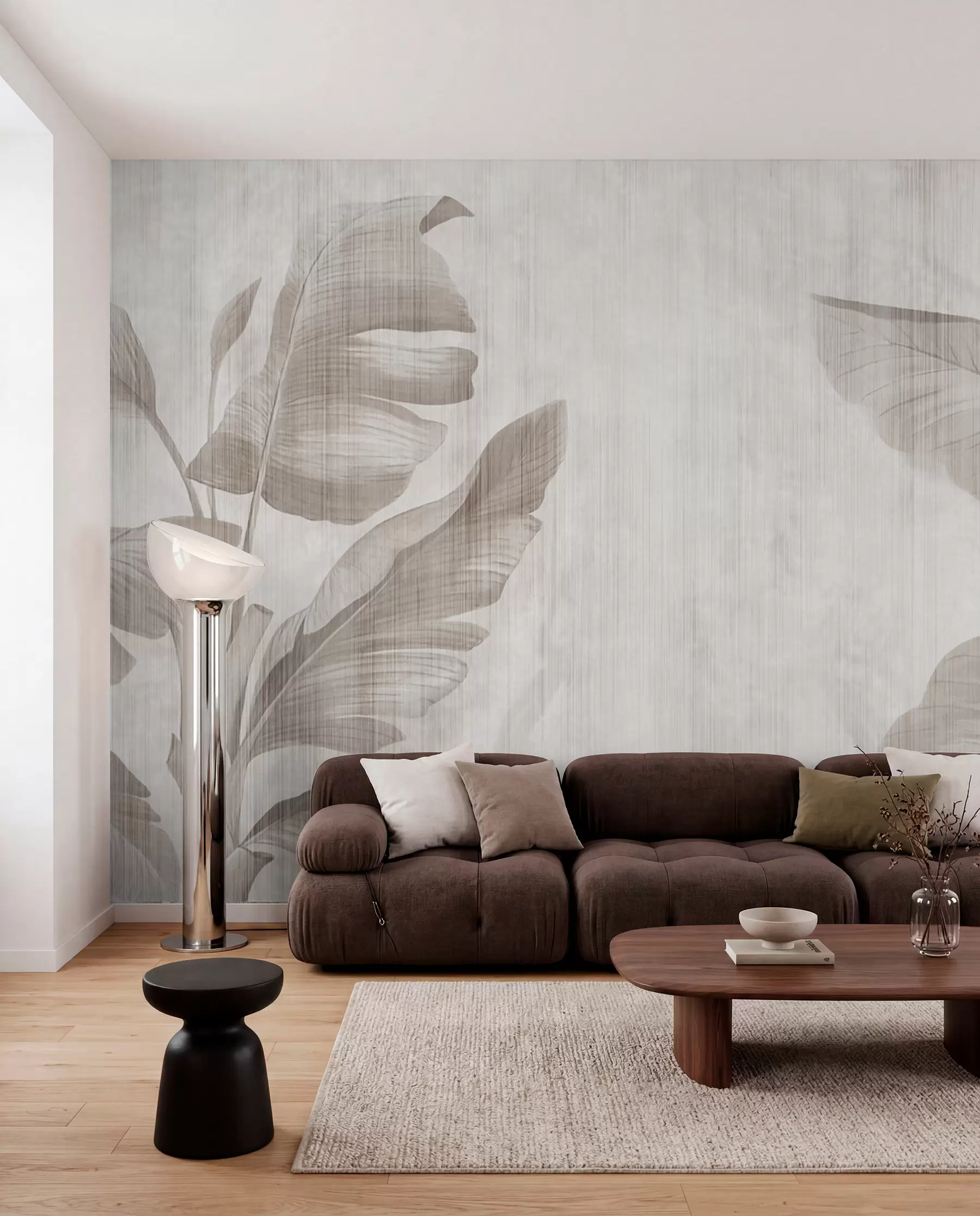 Fototapet Tropické listy ve stylu grunge u00299d2