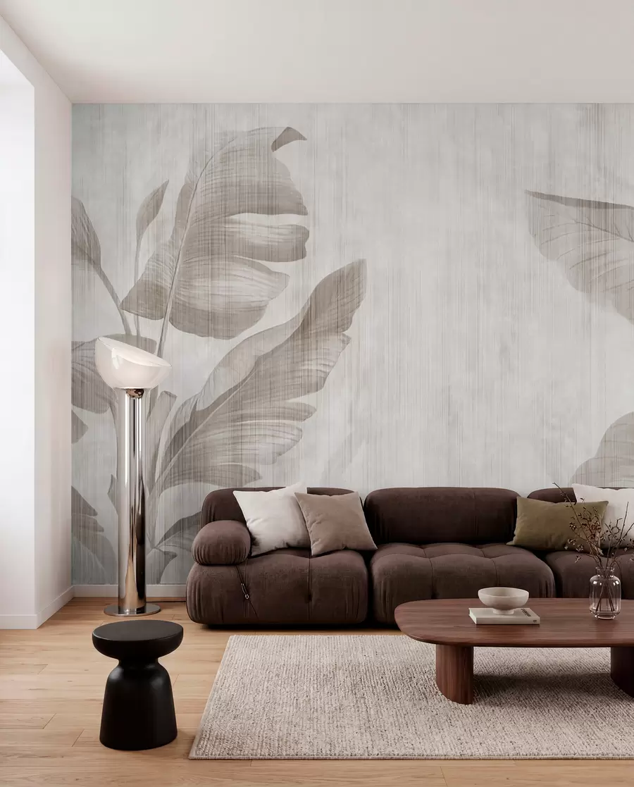 Fototapet Tropické listy ve stylu grunge u00299d2