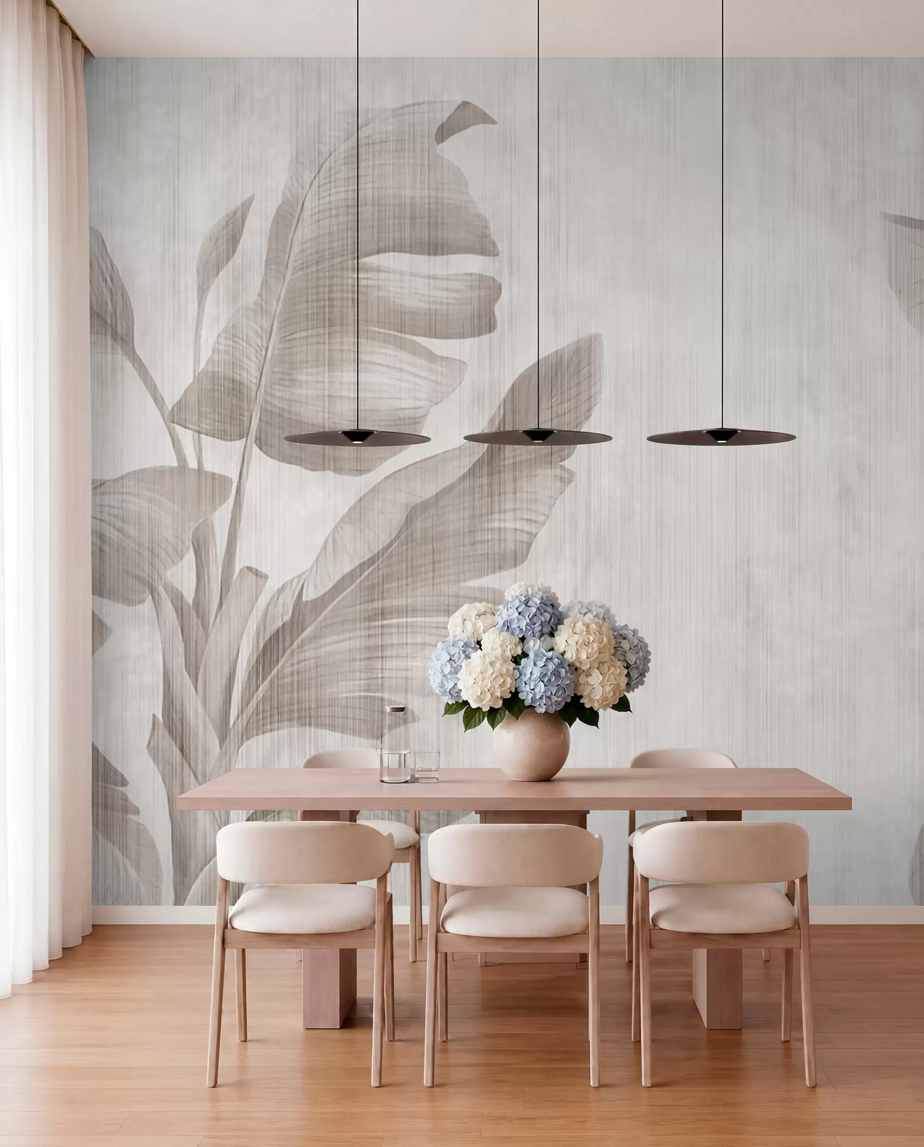 Fototapet Tropické listy ve stylu grunge u00299d2