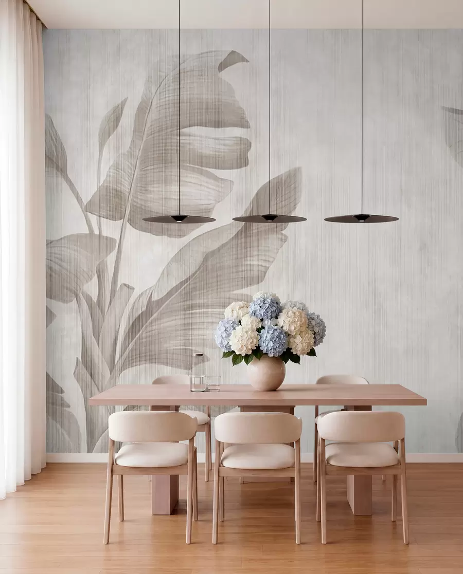 Fototapet Tropické listy ve stylu grunge u00299d2