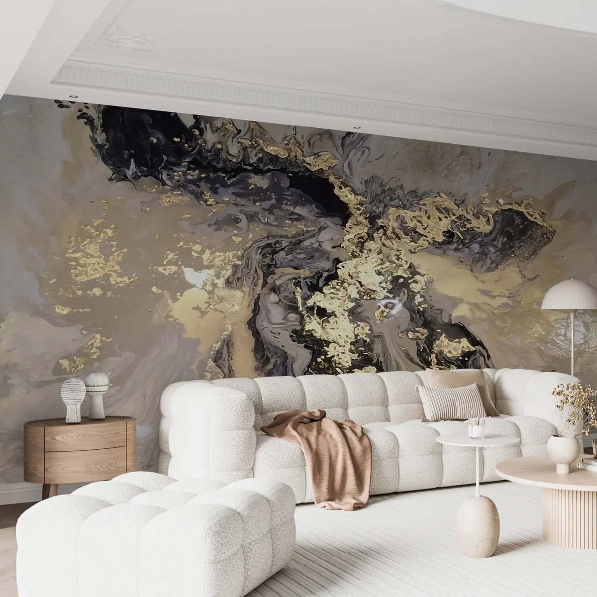 Fototapet Černý mramor u16941d2