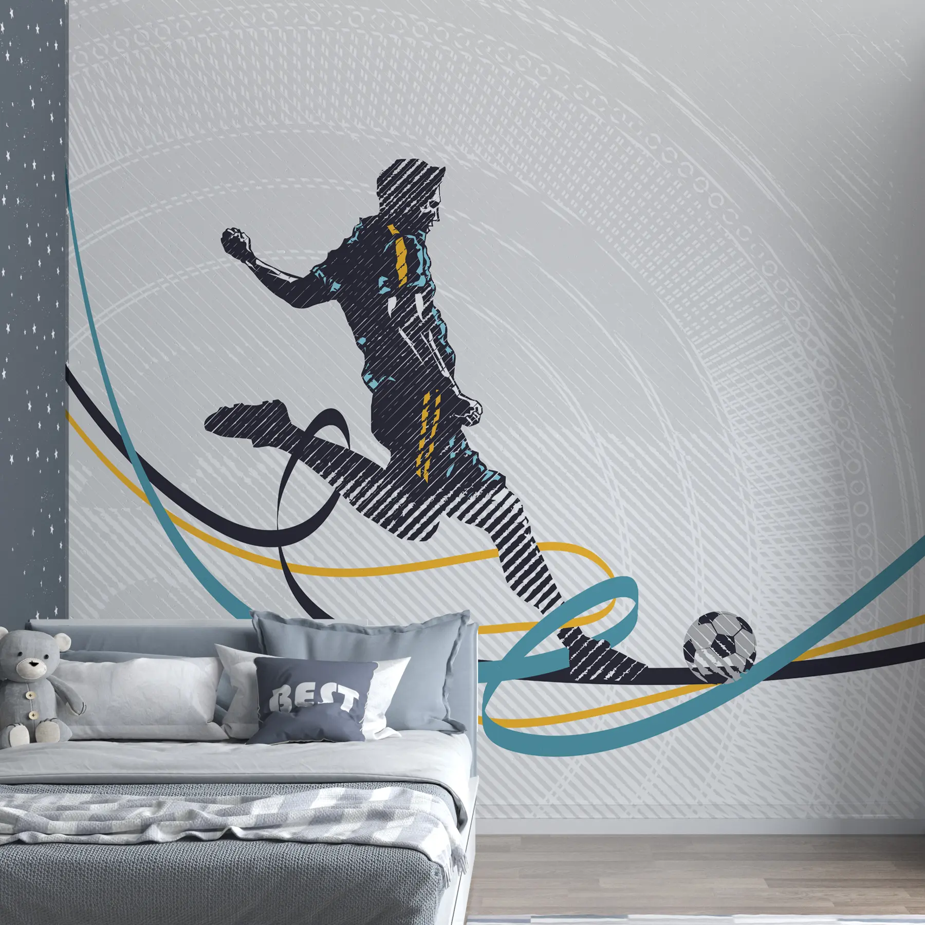 Fototapet Plakát ragbisty u99448