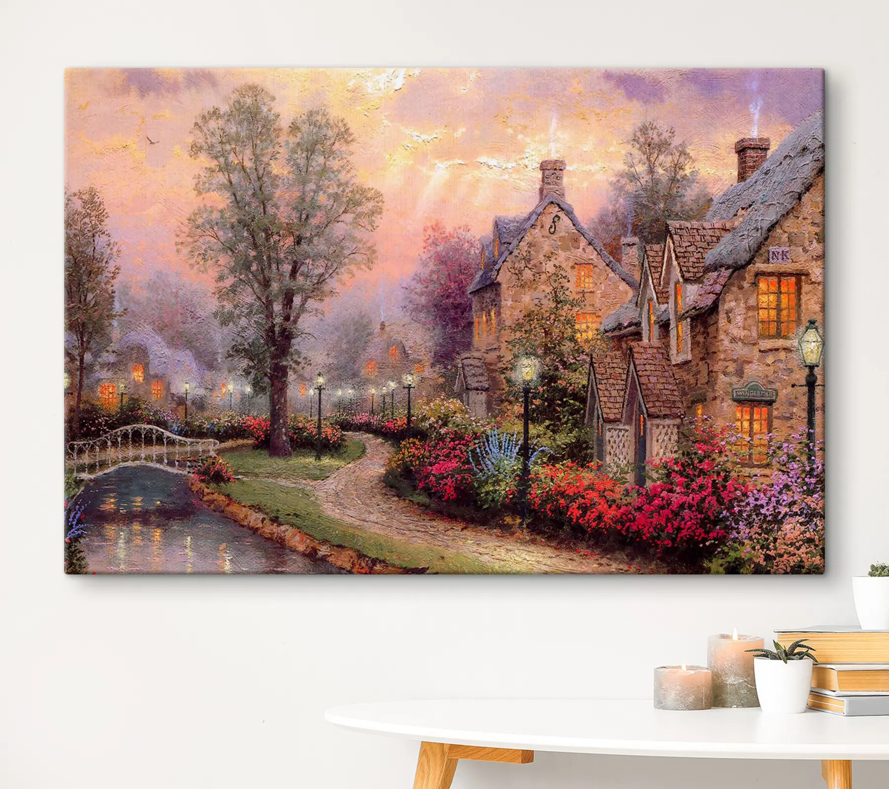 Fototapet Chaty Smokehouse Cottages s19091