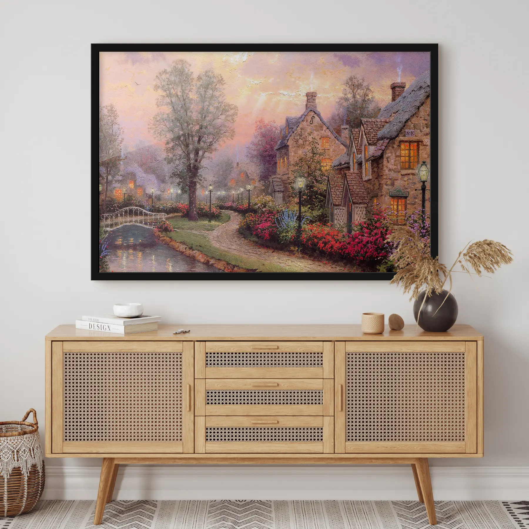 Fototapet Chaty Smokehouse Cottages f19091