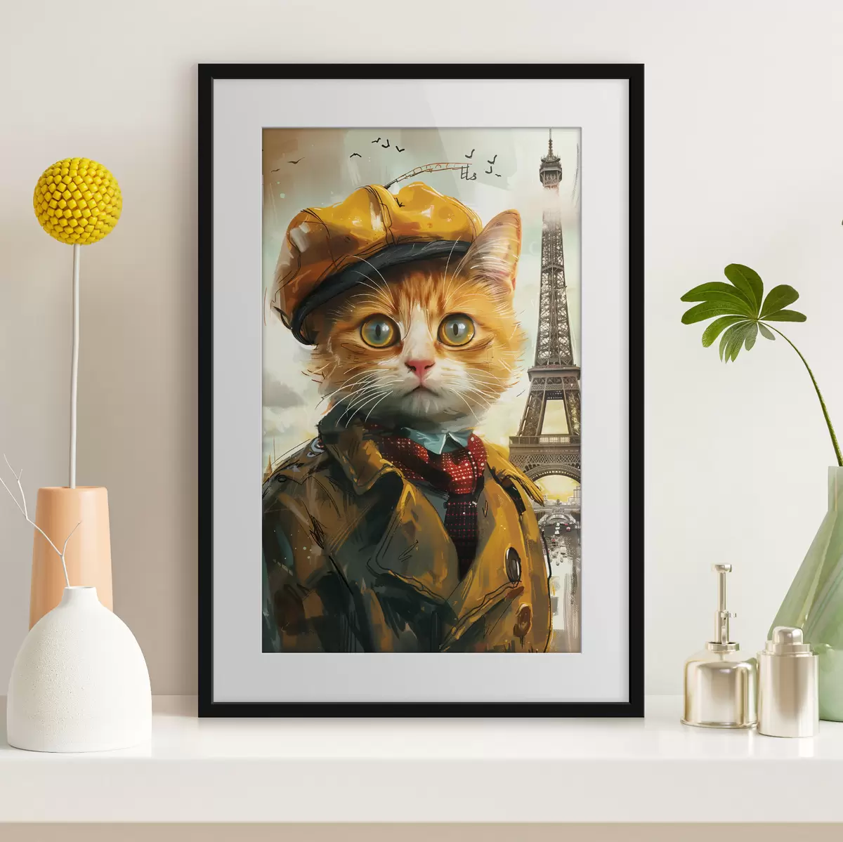 Poster Kočka v Paříži f37456